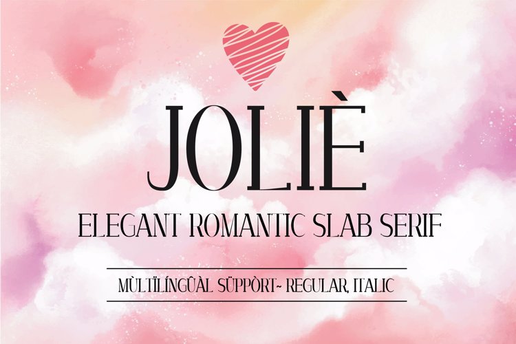Preview of JOLIE Font