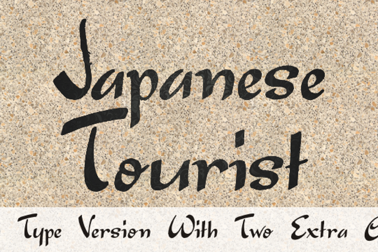 Japanese Tourist Font