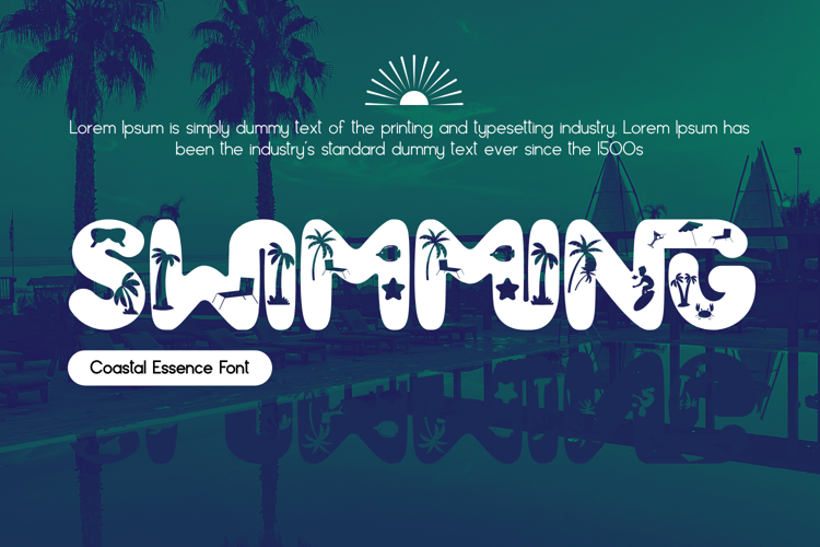 Preview of COASTAL ESSENCE Font