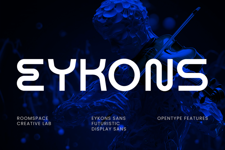 Preview of Eykons Font