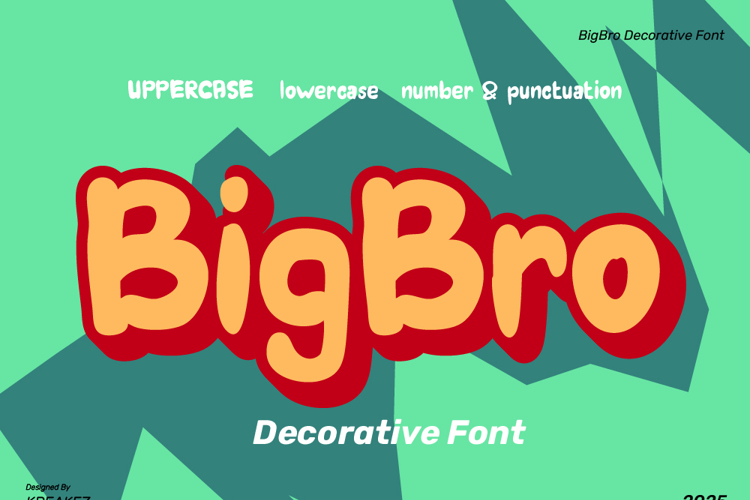Preview of BigBro Font
