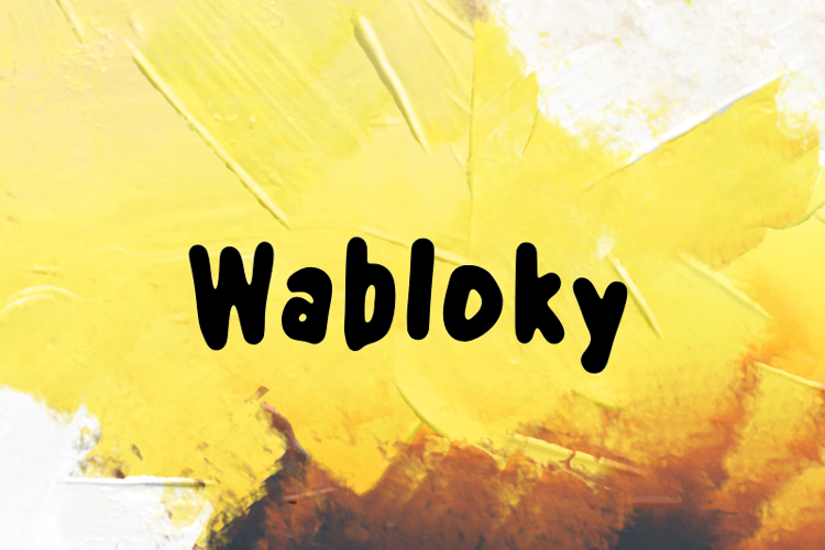 Preview of w Wabloky Font