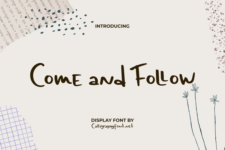 Come And Follow Font