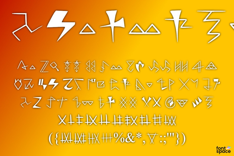 Skaven Runes Font