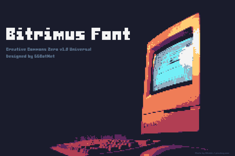 Preview of Bitrimus Font