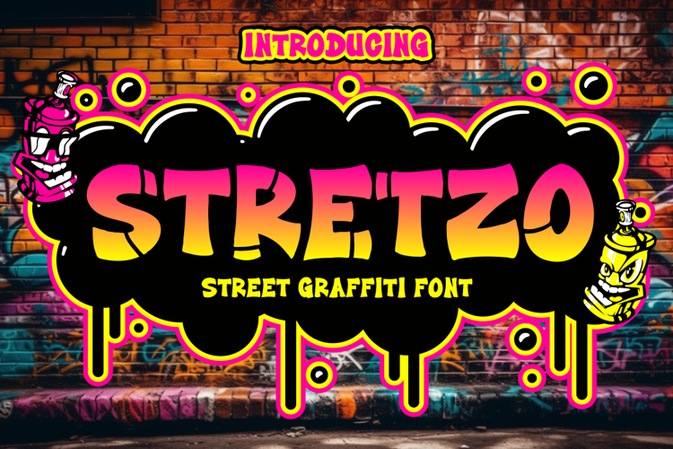 Preview of Stretzo Font