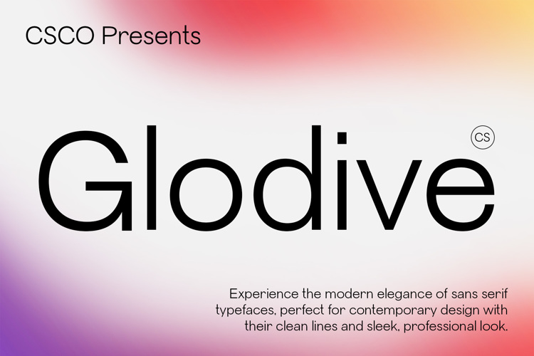 CS Glodive Font