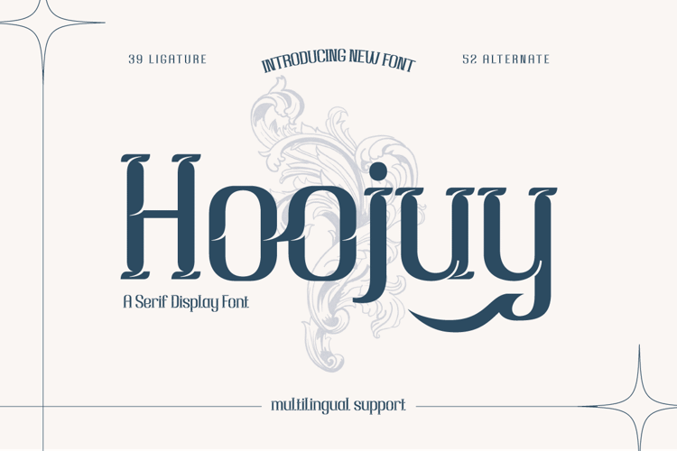 Hoojuy trial Font