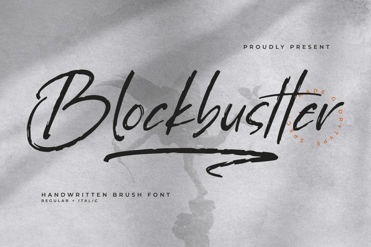 Preview of Blockbustter Font