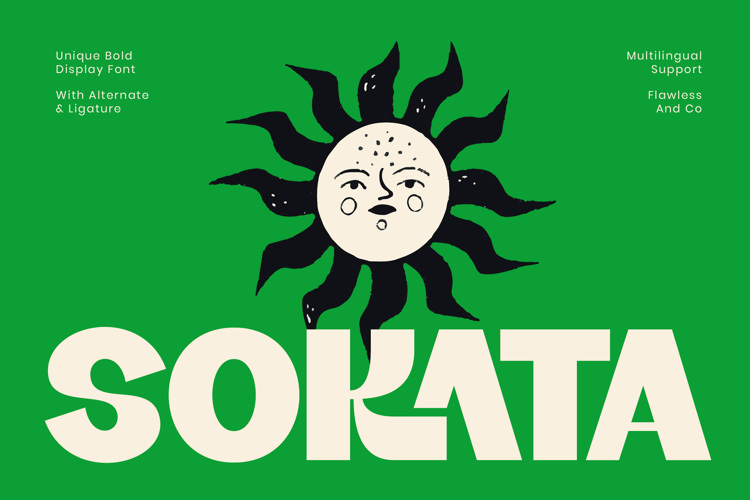 Preview of SOKATA Font
