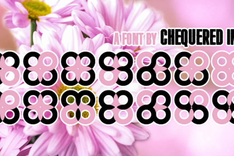 Floral Compass Font