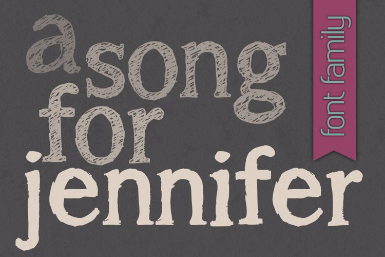 a song for jennifer Font