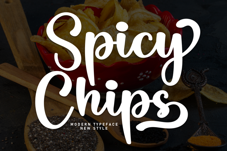 Preview of Spicy Chips Font