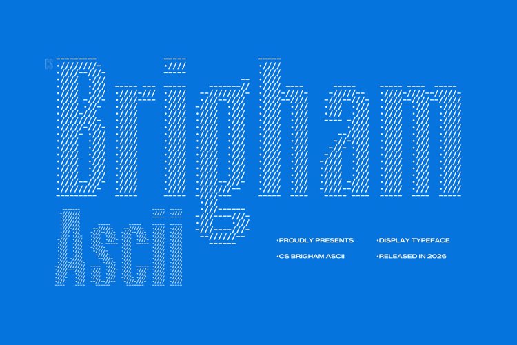 Preview of CS Brighamm Ascii Font