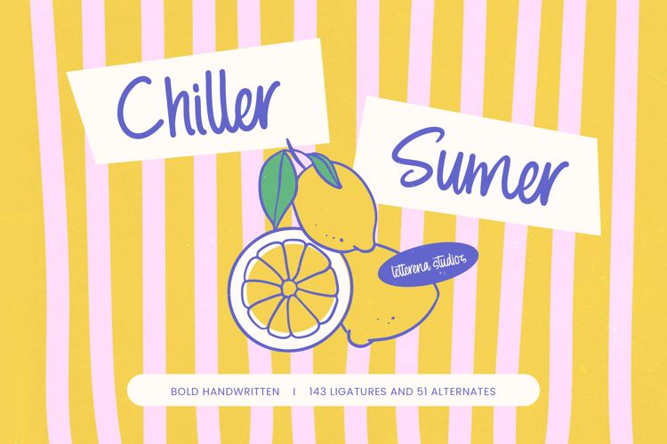 Preview of Chiller Sumer VERSION Font