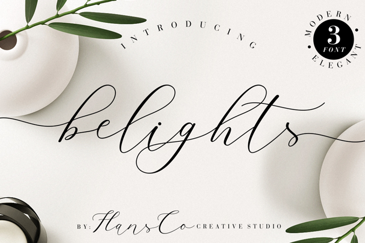 Belights Font