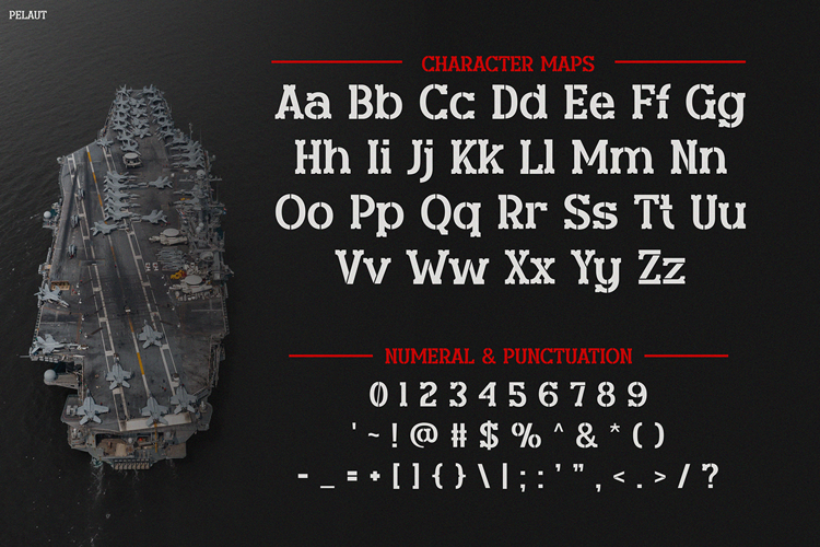 Preview of PELAUT Font