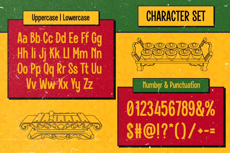 Preview of Gurdane Font