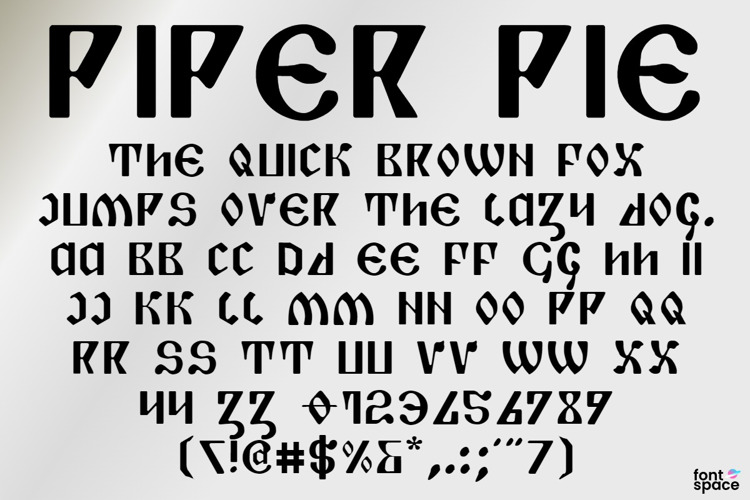 Piper Pie Font