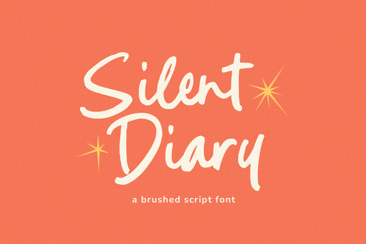 Preview of Silent Diary Font
