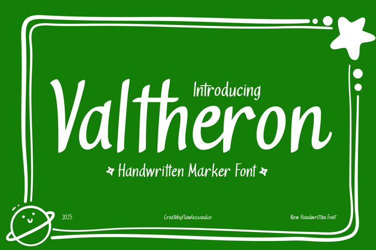 Preview of VALTHERON Font