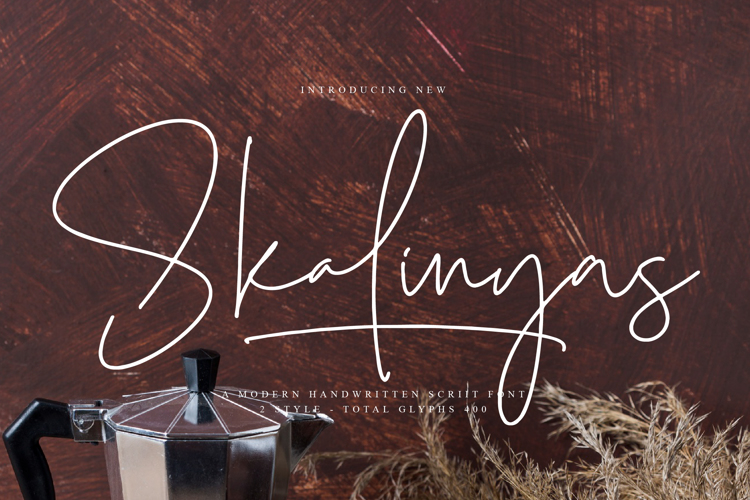 Preview of Skalinyas Font