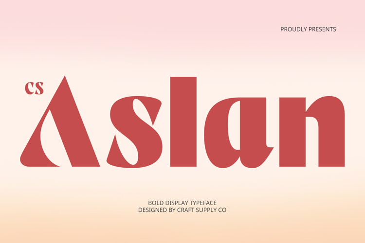 Preview of CS Aslan Font