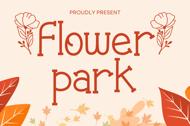 Flower Park Font