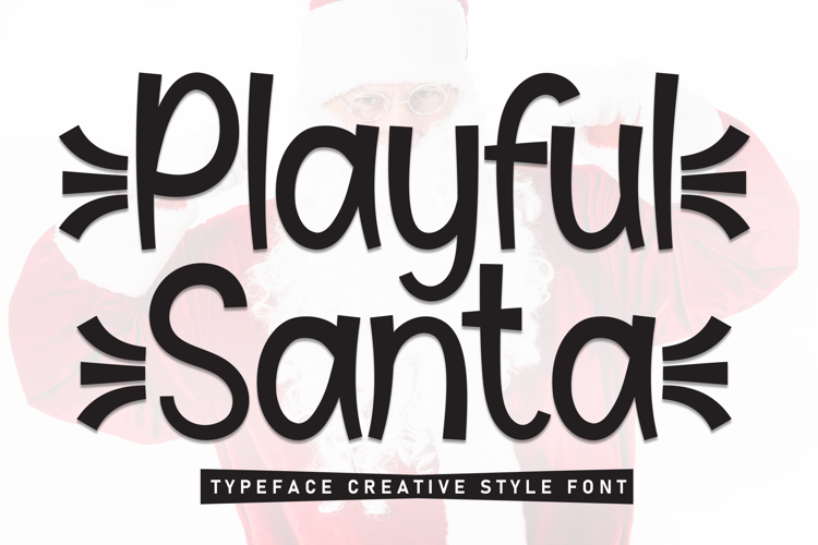 Preview of Playful Santa Font