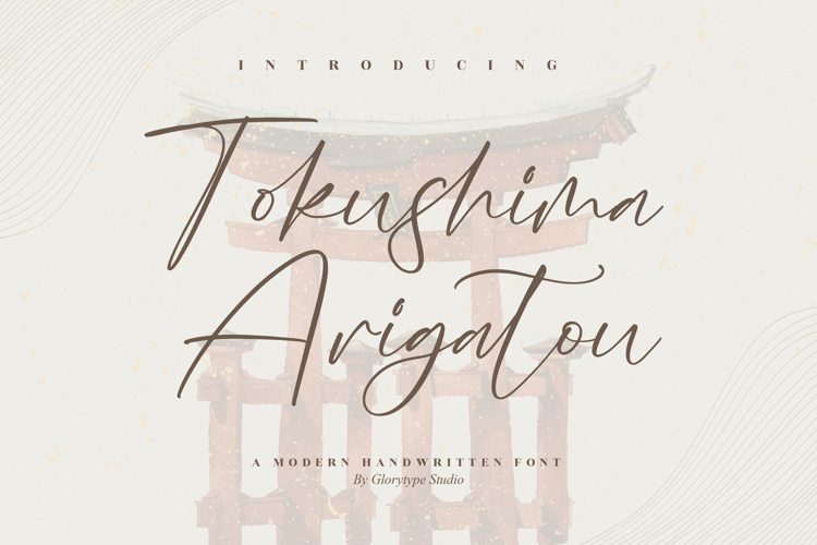 Tokushima Arigatou Font