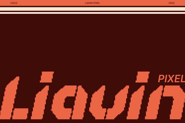Preview of Liavin Pixel Font