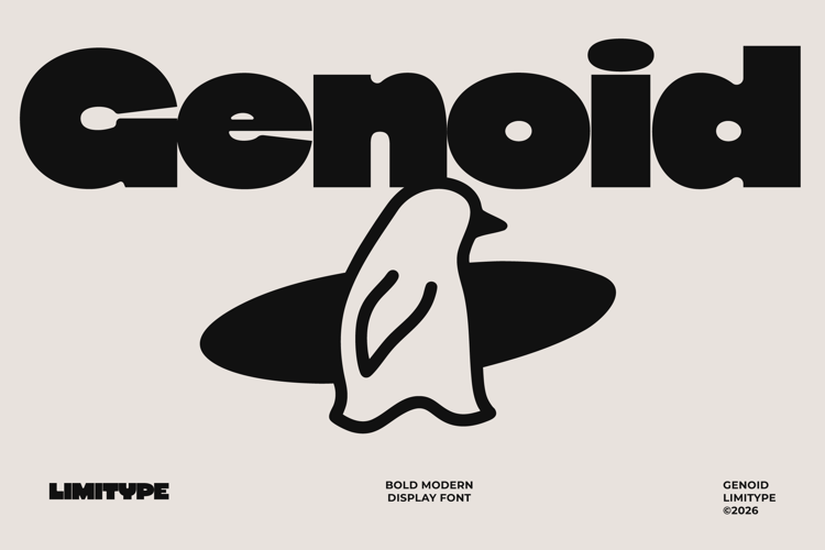 Preview of Genoid - Bold Display Font