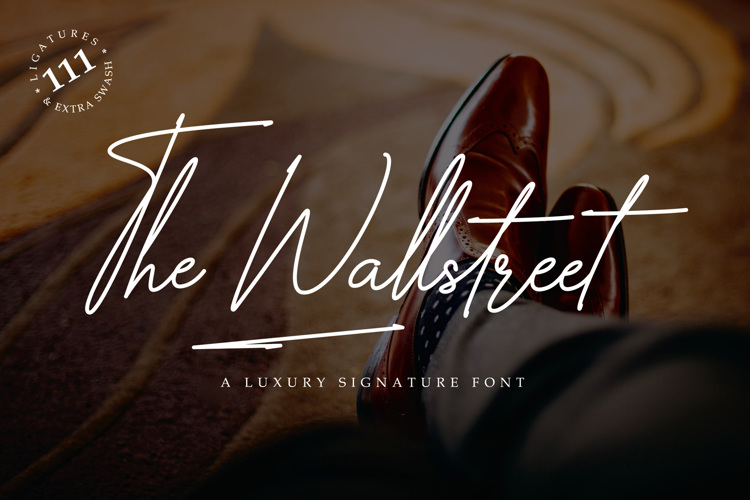Preview of The Wallstreet Font