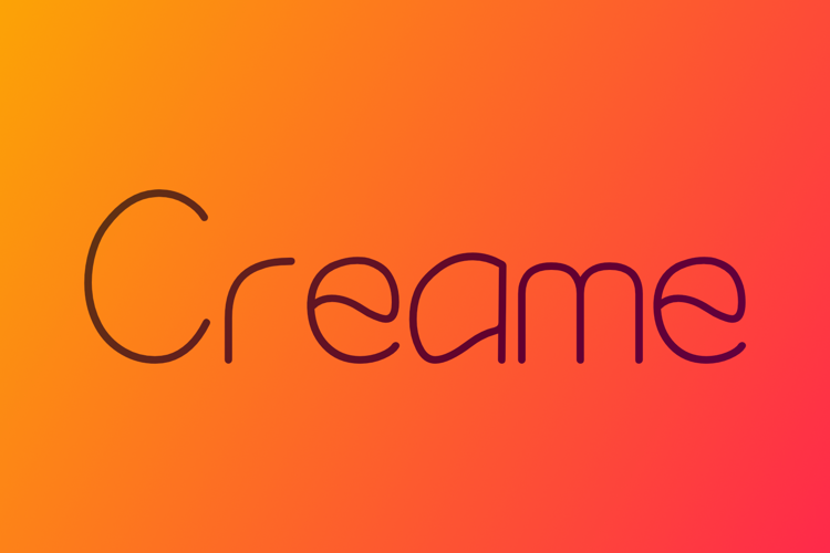 Creame Font