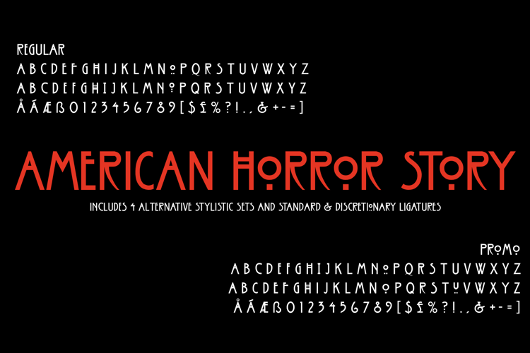 American Horror Story Font