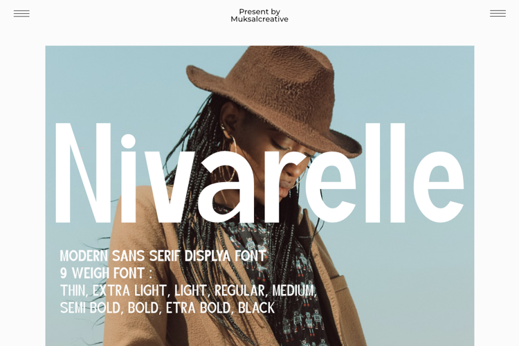 Nivarelle Med Font