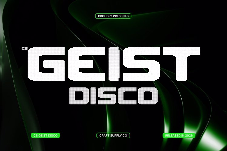 Preview of CS Geist Disco Font