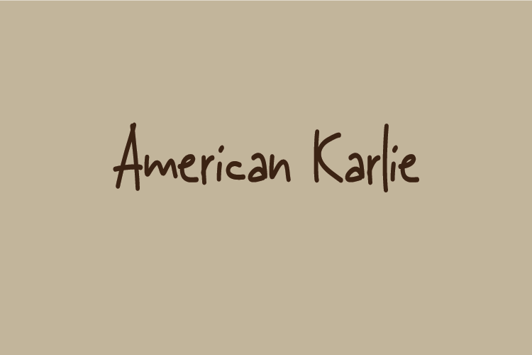 American Karlie Font