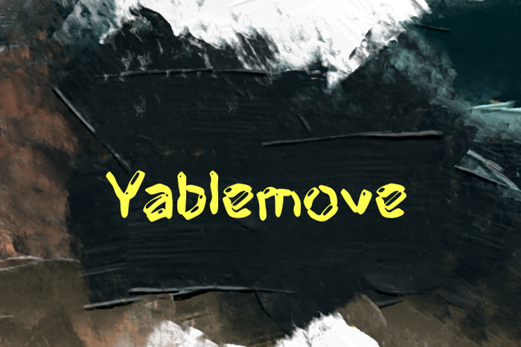 Preview of y Yablemove Font