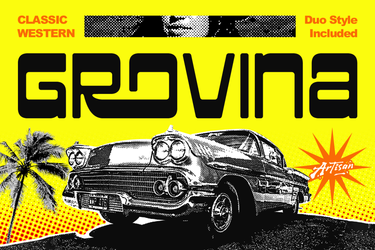 Preview of Grovina Font