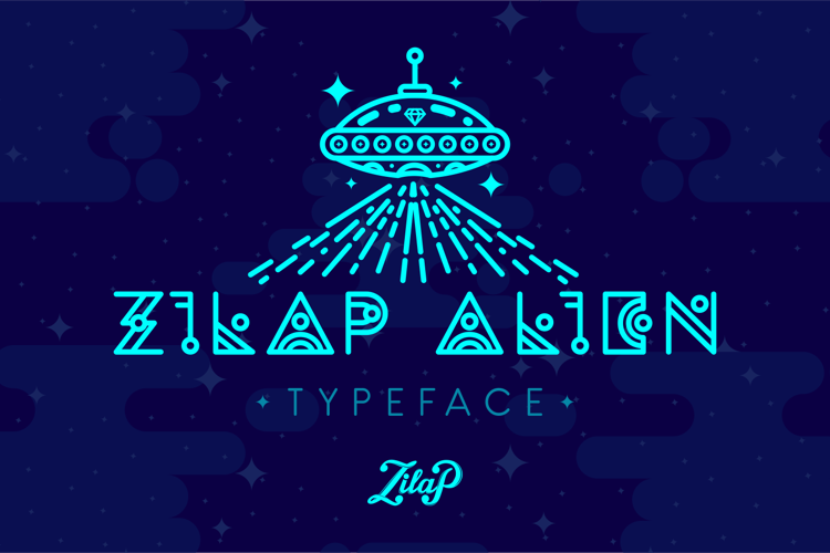Zilap Alien Font