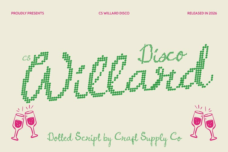 Preview of CS Willard Disco Font