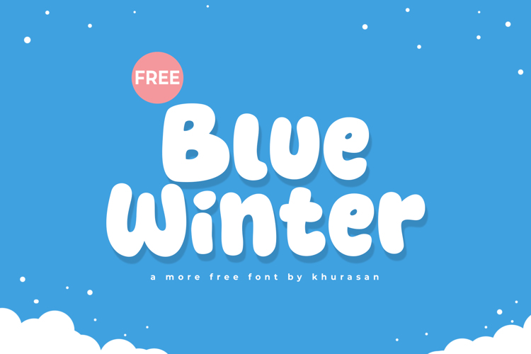 Preview of Blue Winter Font