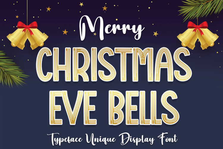 Christmas Eve Bells Font