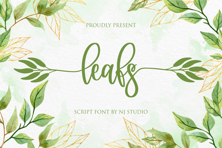 leafs Font