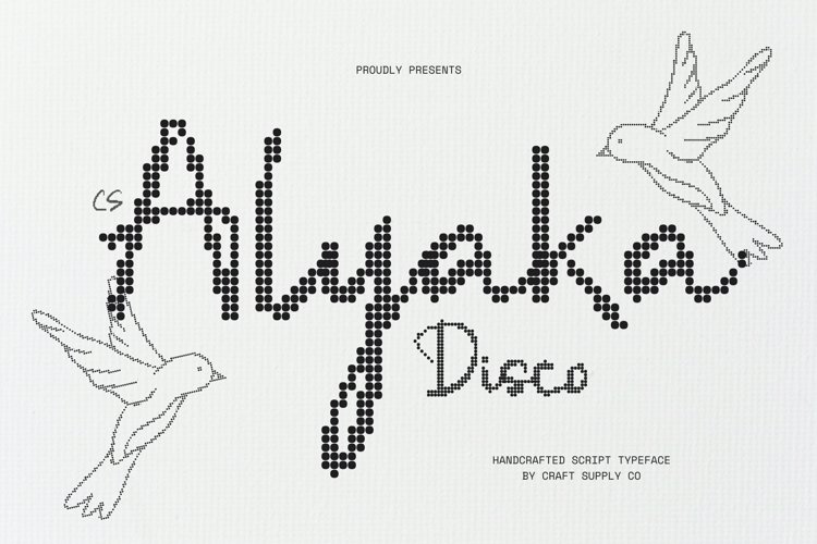 Preview of CS Alyaka Disco Font