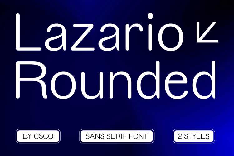 Lazario Rounded Font