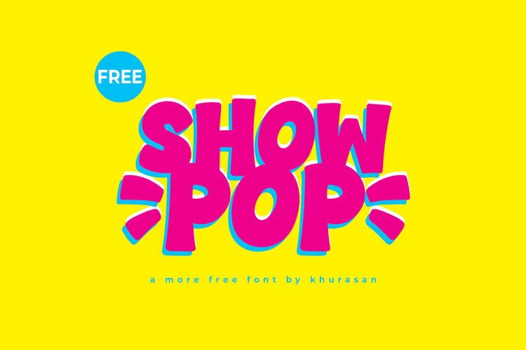 Preview of Showpop Font