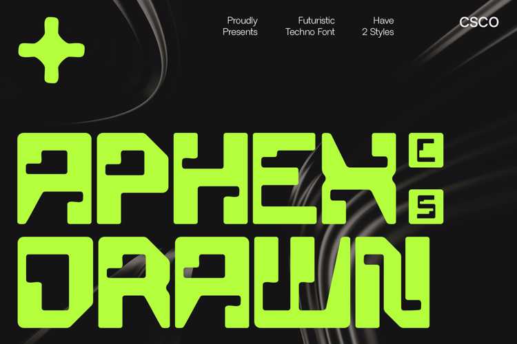 Preview of CS Aphex Drawn Font