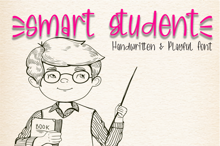 Smart student Font